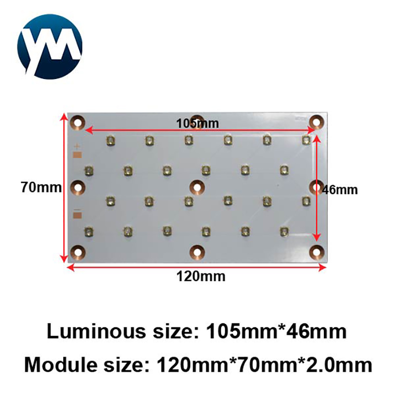 Modul LED UV 70W 72W 3535 UV 3 - Uv Led Lamp Printer ulasan dan harga