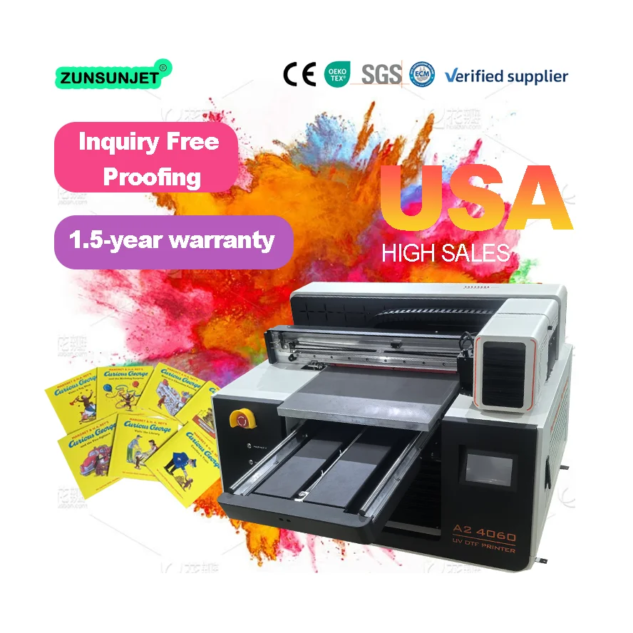 Printer UV DTF Flatbed A2 Keci - Dtf Printer Machine ulasan dan harga
